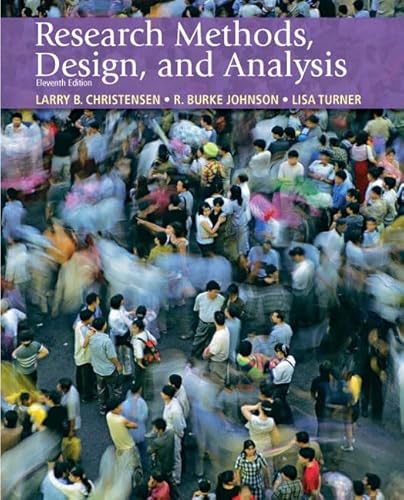 Research Methods, Design, and Analysis (11th Edition) - Click to Buy