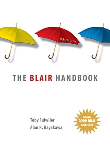 The Blair Handbook: 2009 MLA Update Editon (5th Edition) - Click to Buy