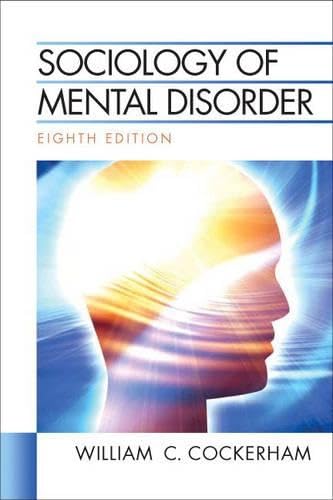 Sociology of Mental Disorder (8th Edition) - Click to Buy