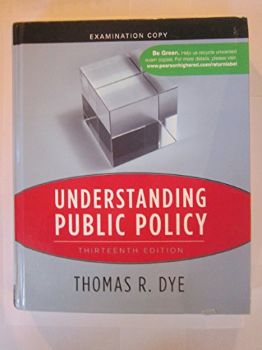 Understanding Public Policy (Examination copy) - Click to Buy