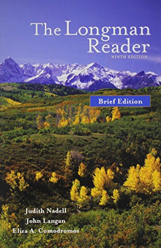 The Longman Reader + Mycomplab, 12-Month Access - Click to Buy