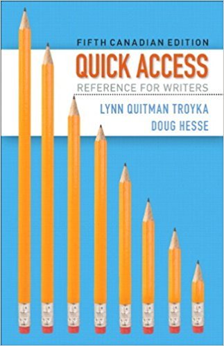Quick Access : Reference for Writers - Click to Buy
