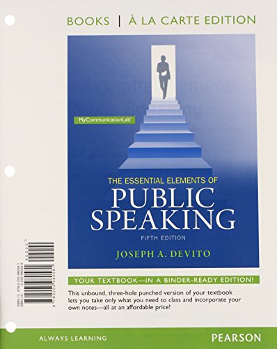 The Essential Elements of Public Speaking - Click to Buy