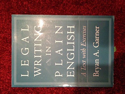 Legal Writing in Plain English: A Text with Exercises - Click to Buy