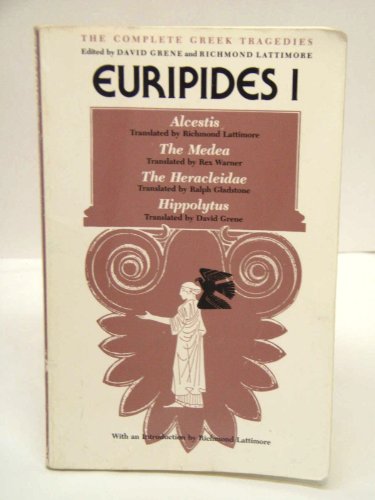 The Complete Greek Tragedies: Euripides I