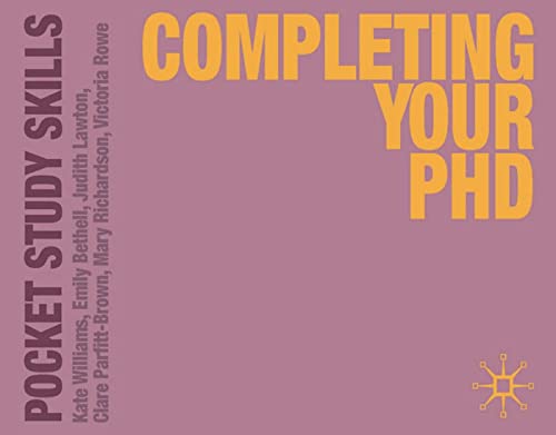 Completing Your PhD - Click to Buy