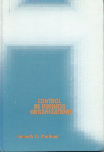 Control in Business Organizations - Click to Buy