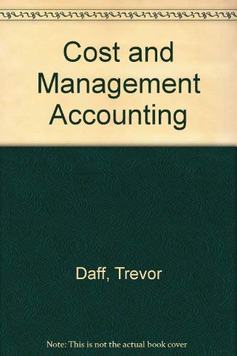 Cost and Management Accounting - Click to Buy