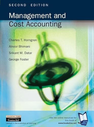 Management and Cost Accounting - Click to Buy