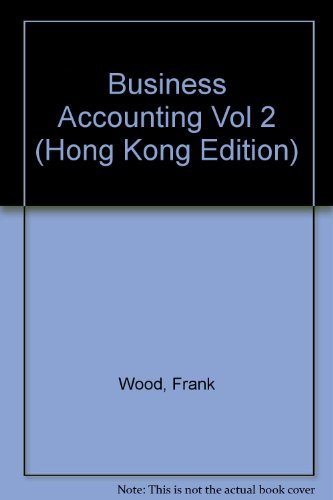 Business Accounting Vol 2 (Hong Kong Edition)