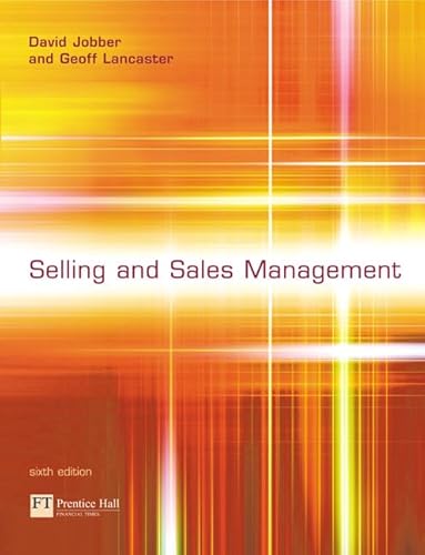 Selling & Sales Management: Sixth edition - Click to Buy