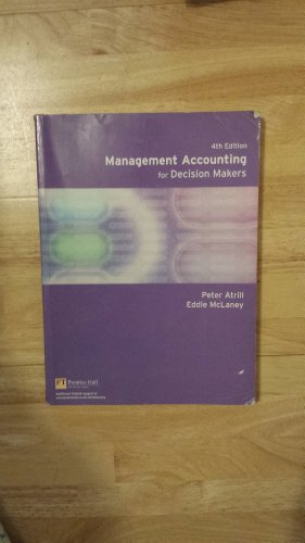 Management Accounting For Decision Makers - Click to Buy
