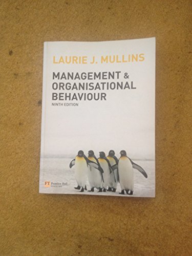 Management and Organisational Behaviour - Click to Buy