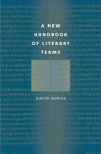 A New Handbook of Literary Terms