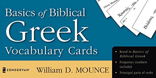 Basics of Biblical Greek Vocabulary Cards - Click to Buy