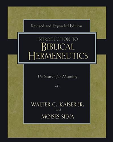 Introduction to Biblical Hermeneutics: The Search for Meaning - Click to Buy