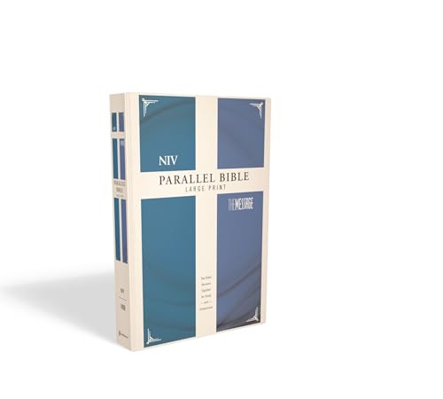 NIV, The Message, Parallel Bible, Large Print, Hardcover: Two Bible Versions Together for Study and Comparison - Click to Buy