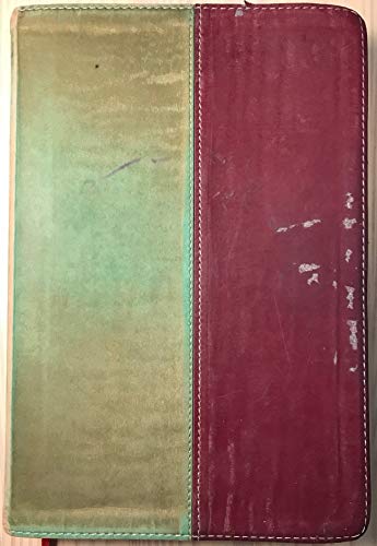 Zondervan KJV Holy Bible: King James Version, Gold/Rich Red, Italian Duo-tone, Amplified Parallel Bible - Click to Buy