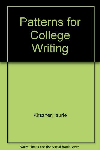 Patterns for College Writing - Click to Buy