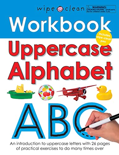 Wipe Clean Workbook Uppercase Alphabet: Includes Wipe-Clean Pen - Click to Buy