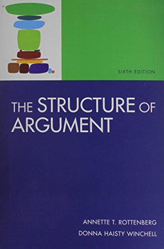The Structure of Argument 6th Ed + I-cite + Rules for Writers With Tabs 6th Ed