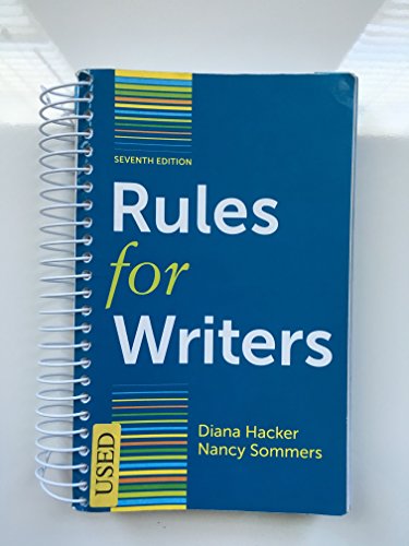 Rules for Writers - Click to Buy