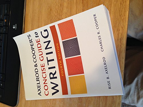 Axelrod & Cooper's Concise Guide to Writing - Click to Buy