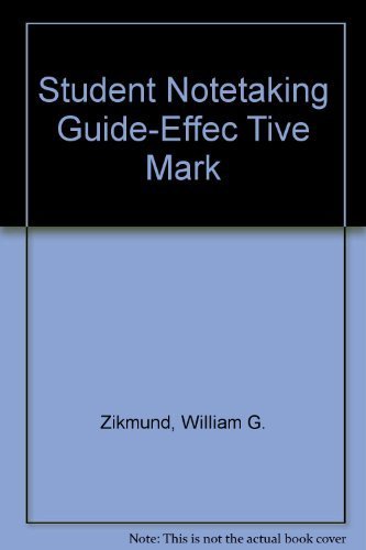 Student Notetaking Guide-Effec Tive Mark - Click to Buy