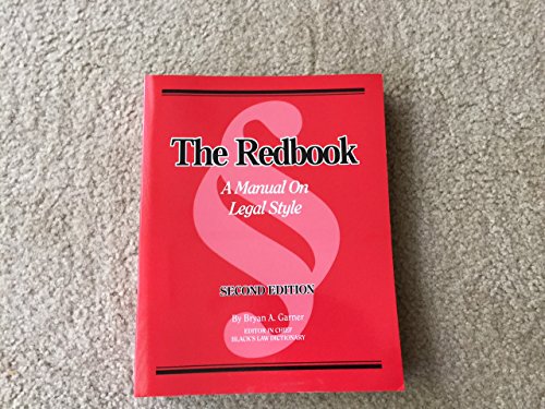 The Redbook: A Manual on Legal Style - Click to Buy