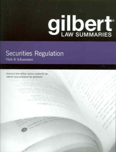 Gilbert Law Summaries on Securities Regulation, 7th