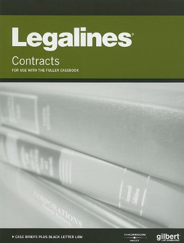 Legalines on Contracts, Keyed to Fuller - Click to Buy