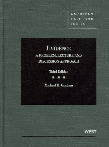 Evidence: A Problem, Lecture and Discussion Approach, 3d - Click to Buy