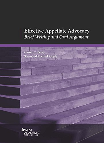 Effective Appellate Advocacy: Brief Writing and Oral Argument (American Casebook Series) - Click to Buy