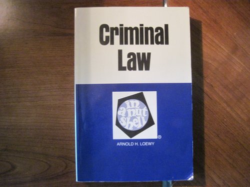 Criminal Law in a Nutshell (Nutshell Series) - Click to Buy