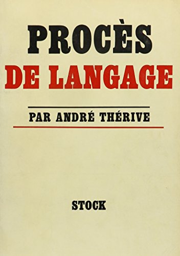 Proces De Langage (French Edition) - Click to Buy