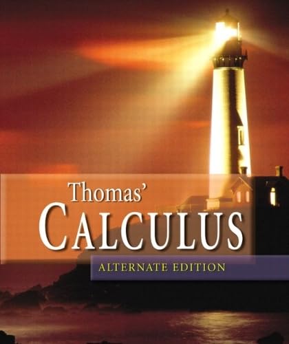 Thomas' Calculus, Alternate Edition (9th Edition) - Click to Buy