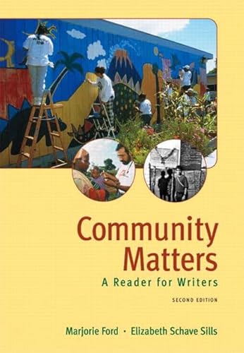Community Matters: A Reader for Writers - Click to Buy
