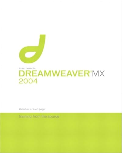 Macromedia Dreamweaver Mx 2004: Training from the Source - Click to Buy