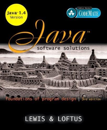 Java Software Solutions, Foundations of Program Design, Java 1.4 Edition - Click to Buy