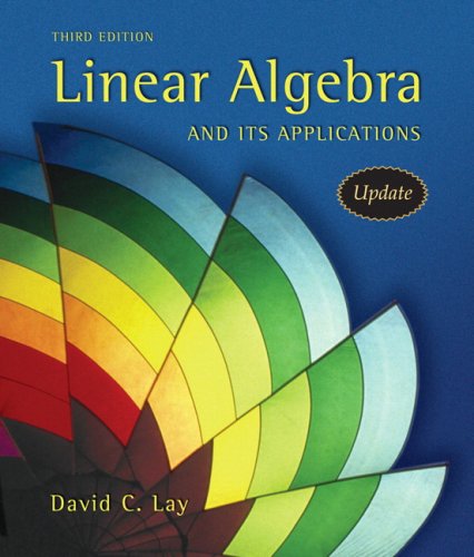 Linear Algebra and Its Applications With Cd-rom + Student Study Guide Update - Click to Buy