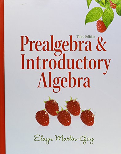 Prealgebra & Introductory Algebra (3rd Edition) - Click to Buy