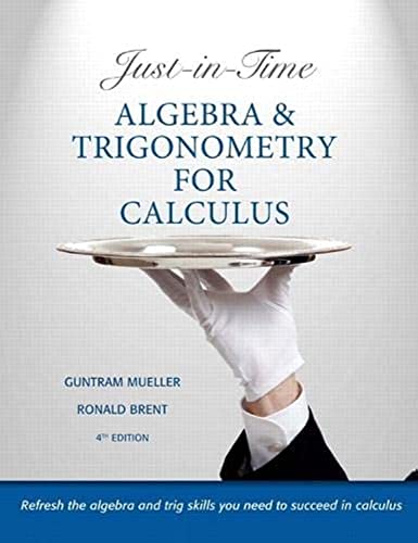 Just-in-Time Algebra and Trigonometry for Calculus - Click to Buy