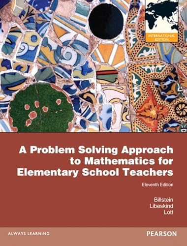 A Problem Solving Approach to Mathematics for Elementary School Teachers - Click to Buy
