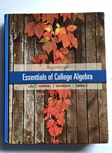 Essentials of College Algebra - Click to Buy