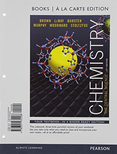 Chemistry: The Central Science, Books a la Carte Plus Mastering Chemistry with eText -- Access Card Package (13th Edition) - Click to Buy