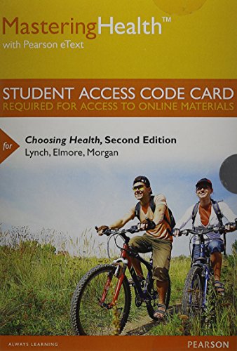 Choosing Health Masteringhealth with Pearson Etext Standalone Access Card - Click to Buy