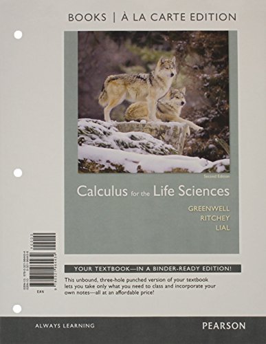 Calculus for the Life Sciences Books a la Carte Plus MyLab Math Access Card Package - Click to Buy