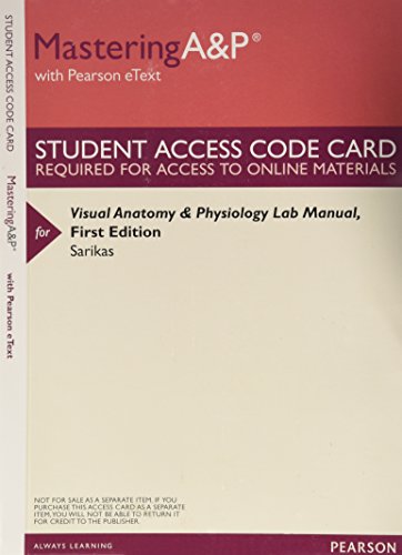 Mastering A&P with Pearson Etext - Valuepack Access Card - for Visual Anatomy & Physiology Lab Manual - Click to Buy