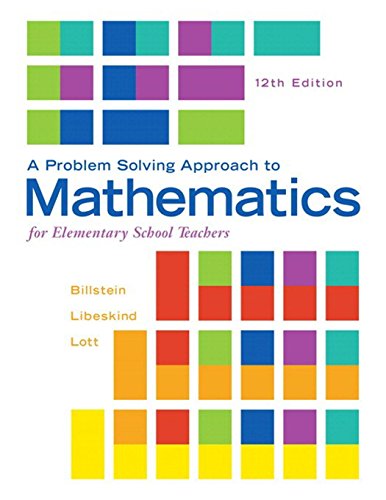 A Problem Solving Approach to Mathematics for Elementary School Teachers - Click to Buy