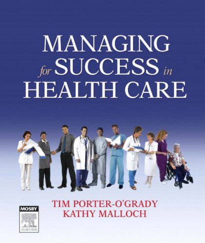 Managing For Success in Health Care - Click to Buy